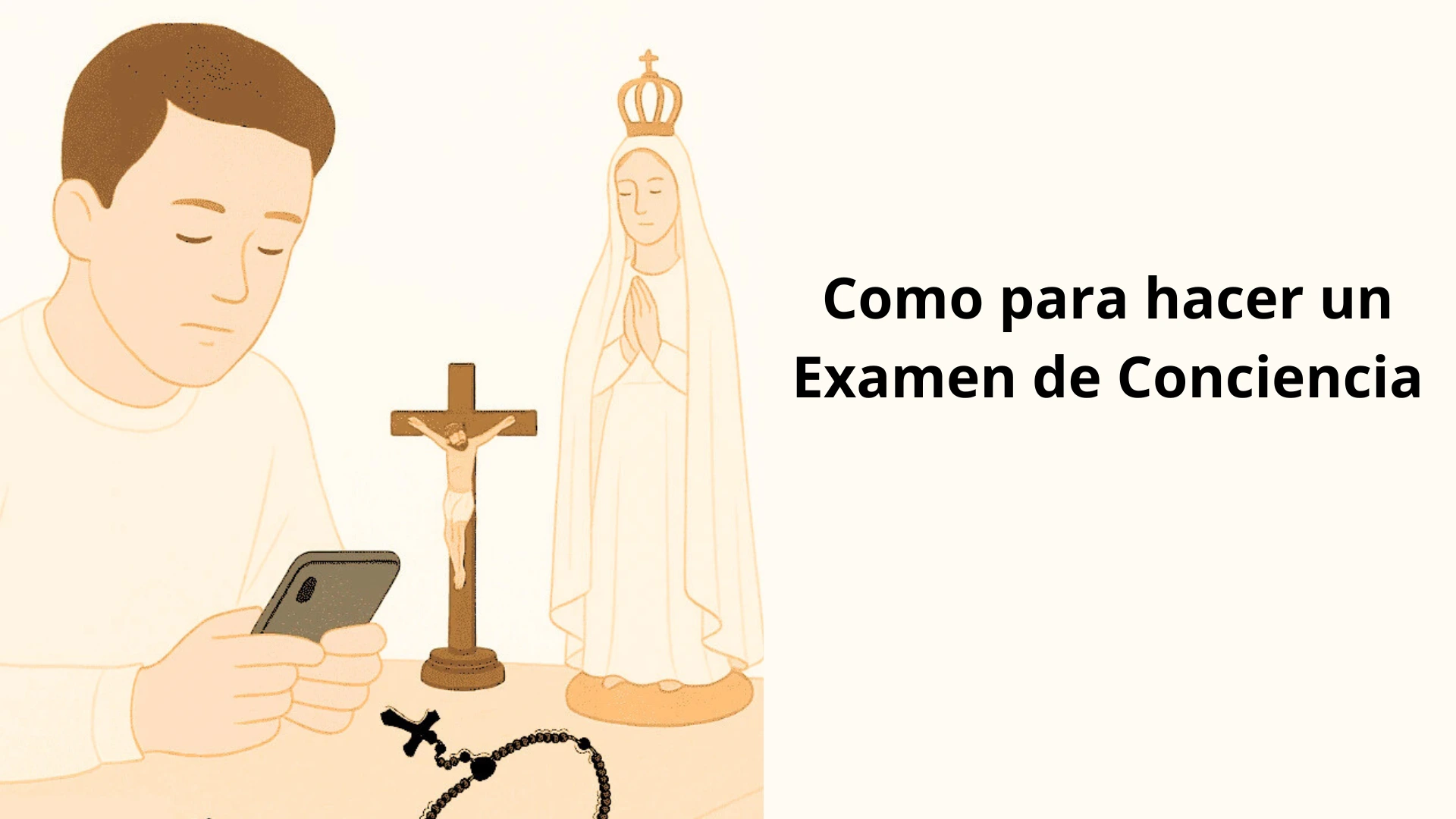 Como para hacer un examen de conciencia