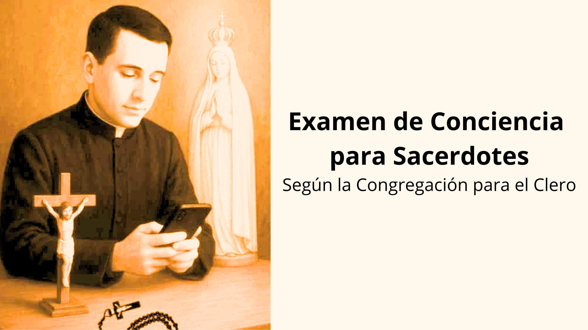 Examen de conciencia para Sacerdotes