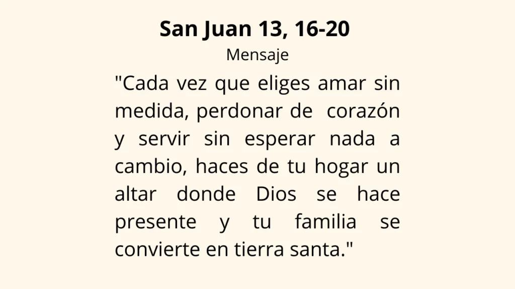 Evangelio San Juan 13, 16-20