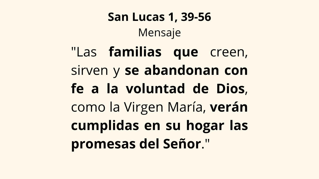 Evangelio San Lucas 1, 39-56