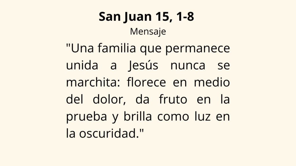 Evangelio según San Juan 15, 1-8