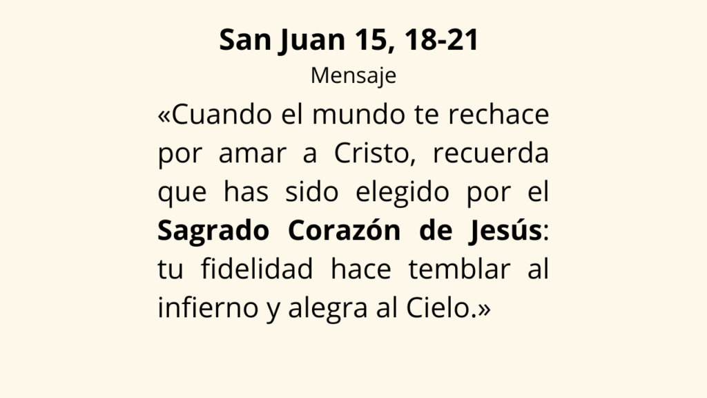 Evangelio San Juan 15, 18-21