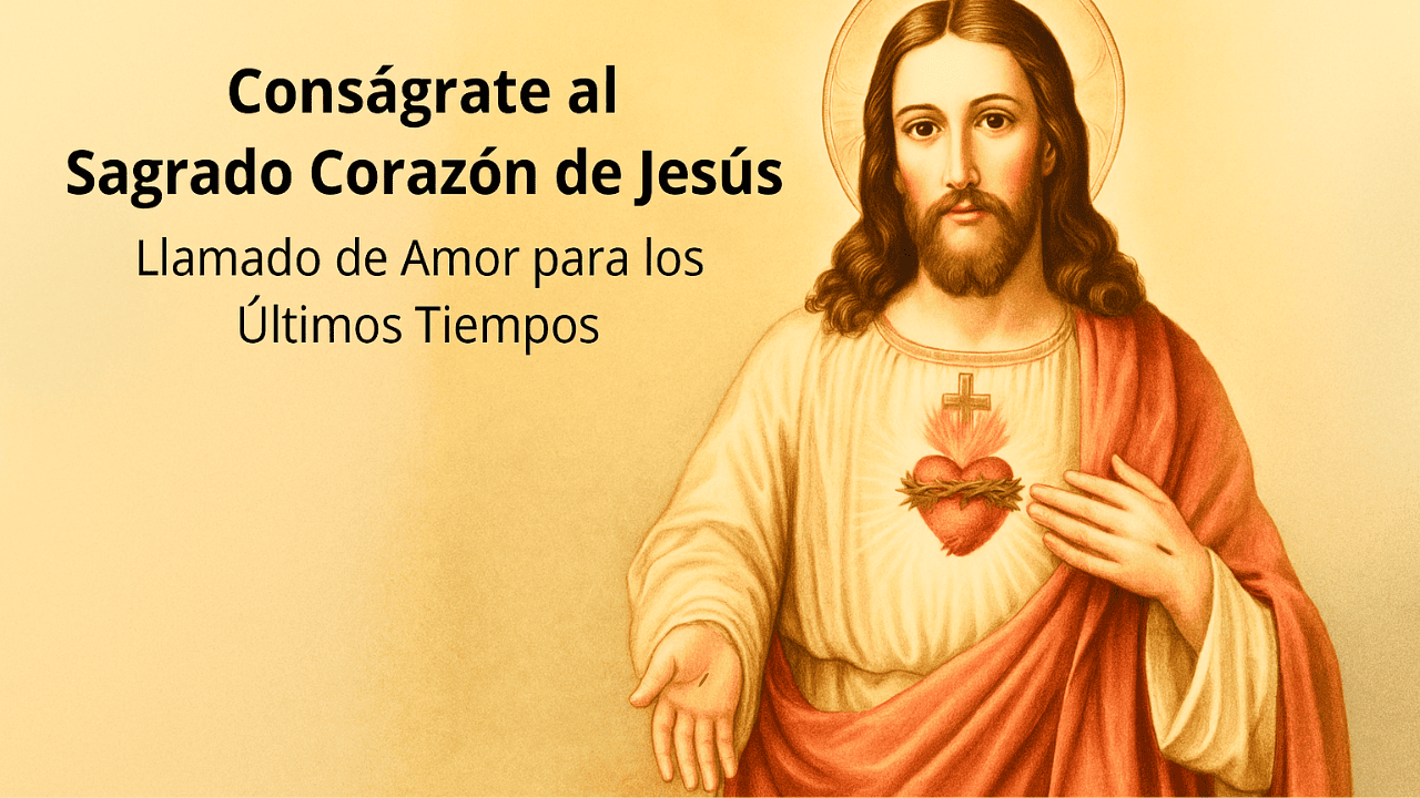 Conságrate al Sagrado Corazón de Jesús: Llamado de Amor para los Últimos Tiempos