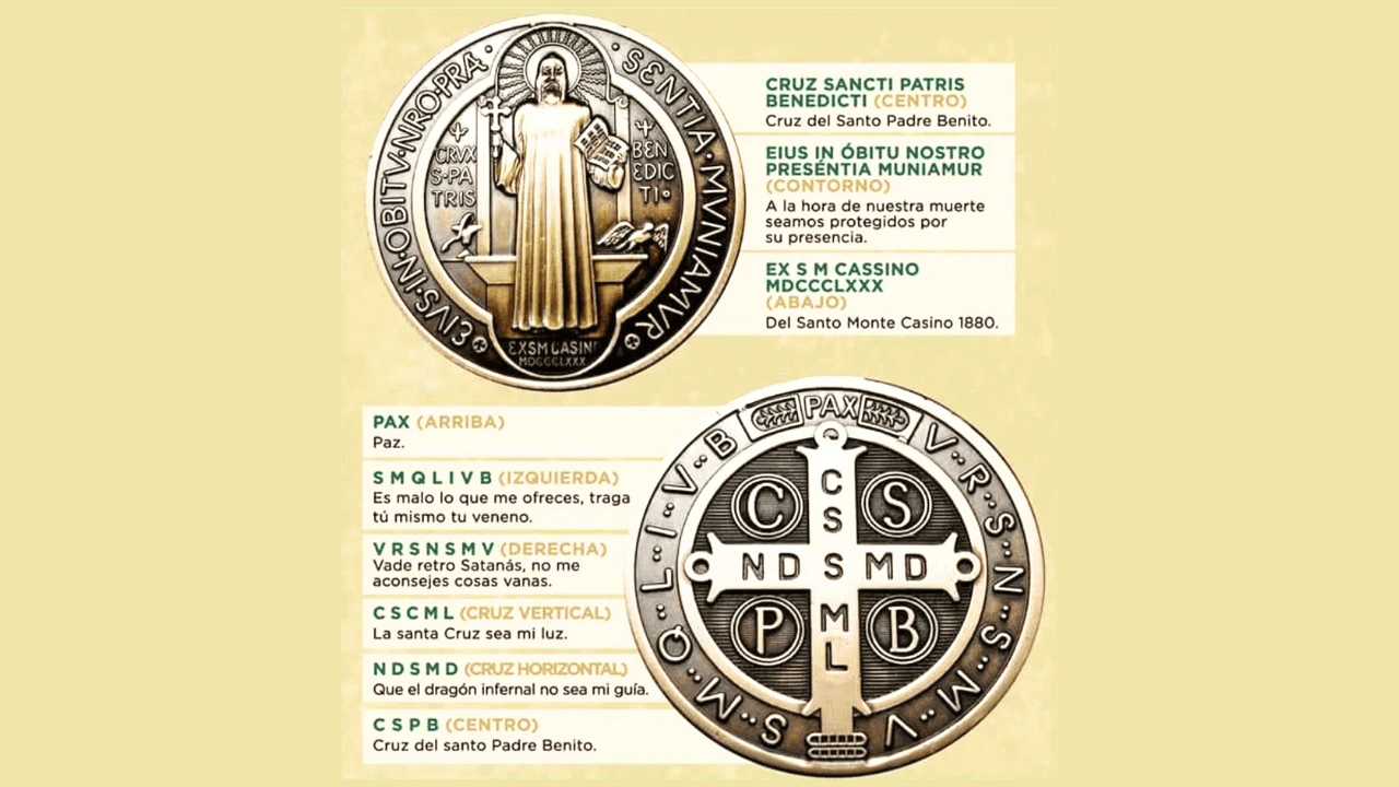 medalla de san benito