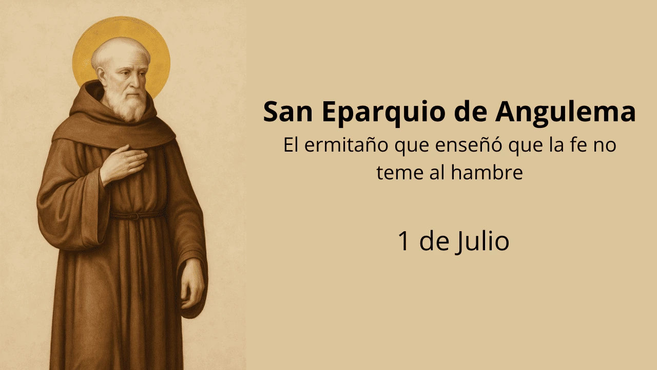 San Eparquio de Angulema: El ermitaño que enseñó que la fe no teme al hambre