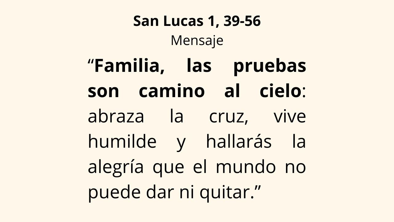 Evangelio San Lucas 1, 39-56