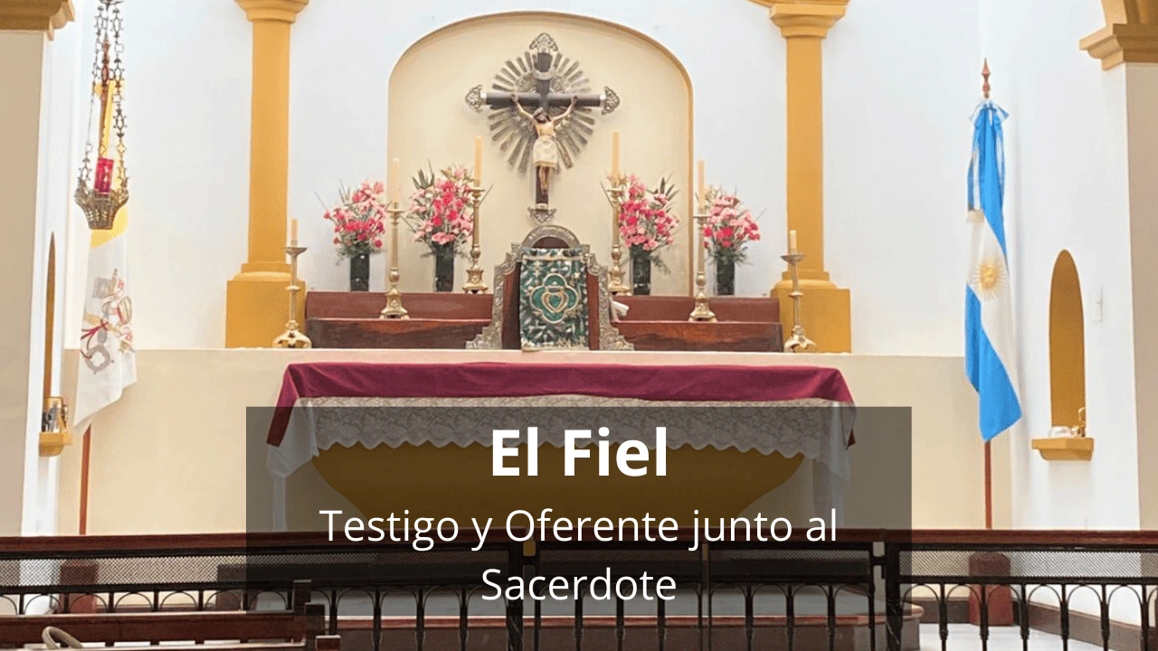 El Fiel: Testigo y Oferente junto al Sacerdote