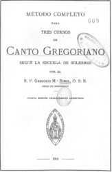 Método Completo del Canto Gregoriano