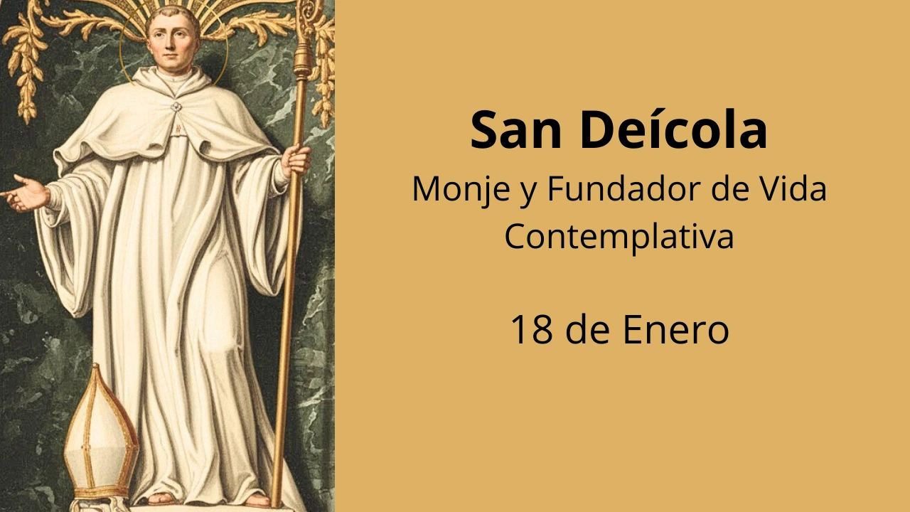 San Deícola: Monje y Fundador de Vida Contemplativa