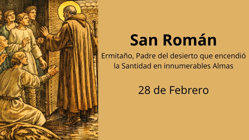 San Román: Ermitaño, Padre del desierto que encendió la Santidad en innumerables Almas