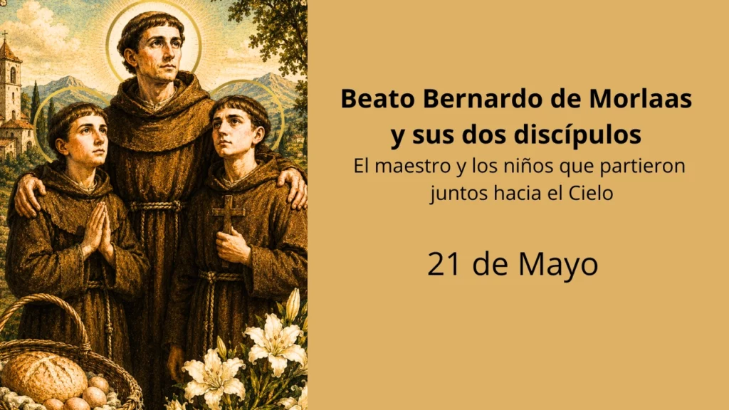 Beato Bernardo de Morlaas y sus dos discípulos: El maestro y los niños que partieron juntos hacia el Cielo