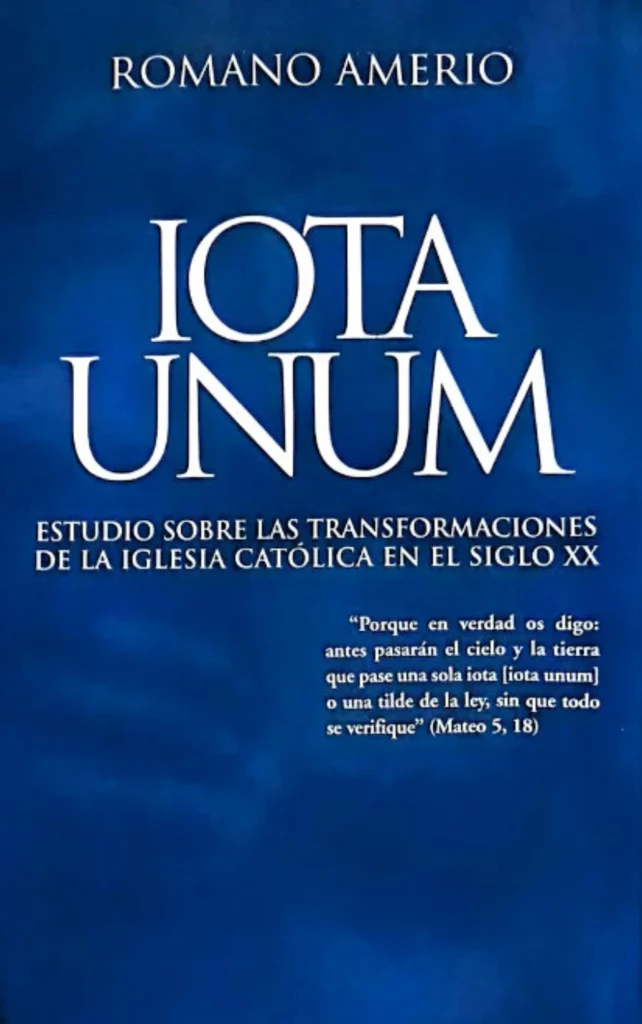 Iota Unum: El Examen de la Crisis de la Iglesia