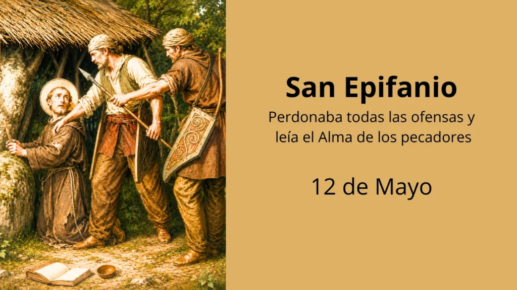 San Epifanio: Perdonaba todas las ofensas y leía el Alma de los pecadores