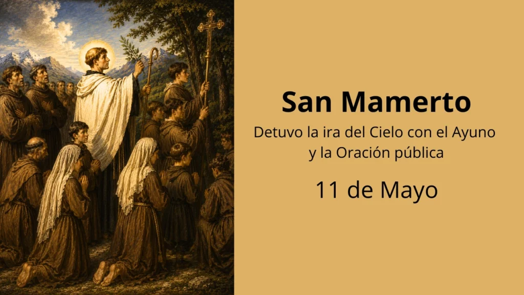 San Mamerto: Detuvo la ira del Cielo con el Ayuno y la Oración pública