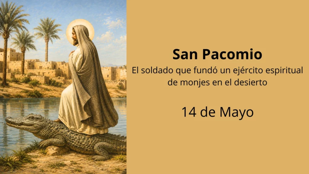 San Pacomio: El soldado que fundó un ejército espiritual de monjes en el desierto.