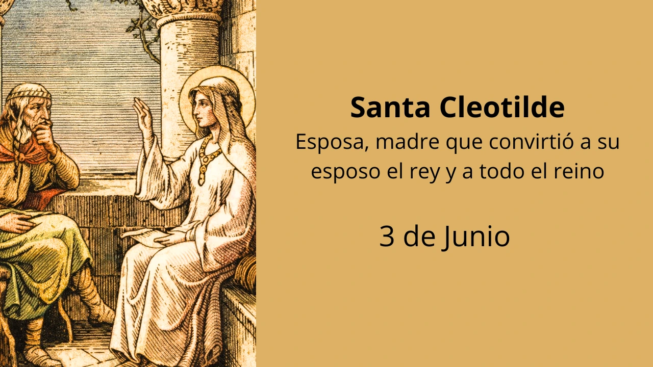 Esposa, madre que convirtio a su esposo el rey y a todo el reino