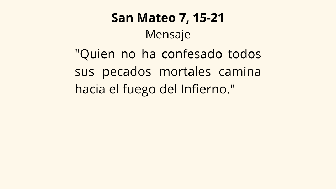 San Mateo 7, 15-21