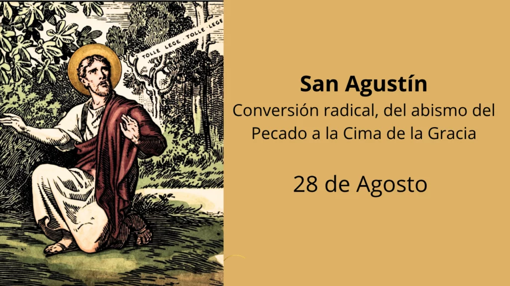 San Agustín: Conversión radical, del abismo del Pecado a la Cima de la Gracia
